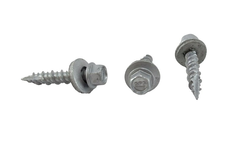 Chenango Supply #10 x 1 Hex Washer Head Metal Roof Screw *(Multiple Sizes in Listing)* Self Starting/self Tapping Metal to Wood, Sheet Metal Roofing, siding Screws with EPDM Washer Seal. 100 PCS (#10 x 1) - Image 1